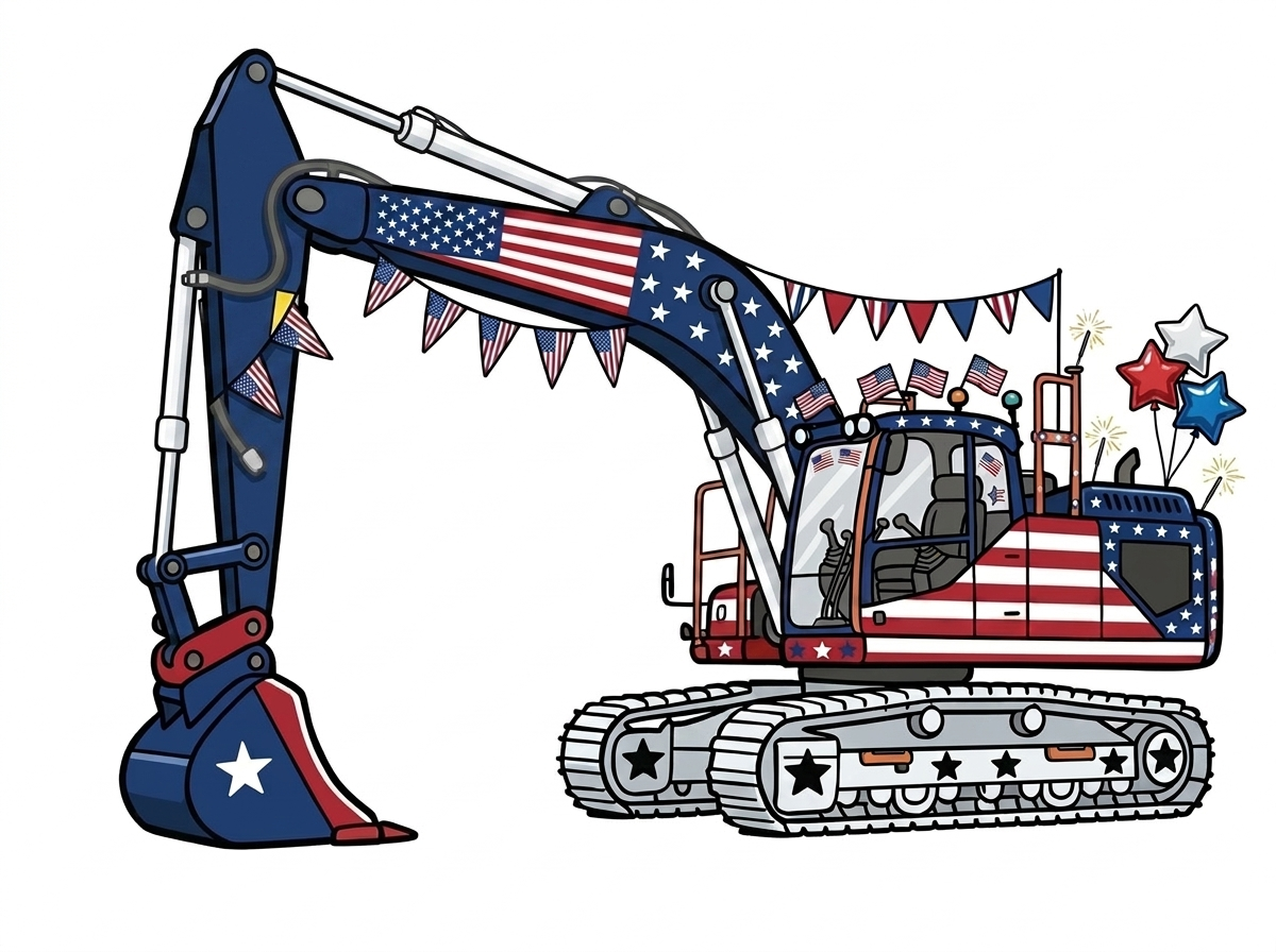 4th July Excavator