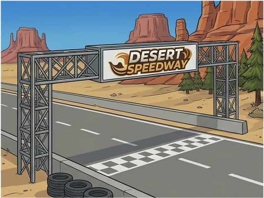 Desert Racetrack